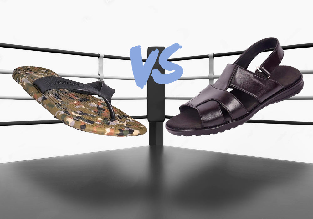 bue kage forlænge Sandals vs. Flip Flops - Difference Between Sandals & Flip Flops –  Solethreads