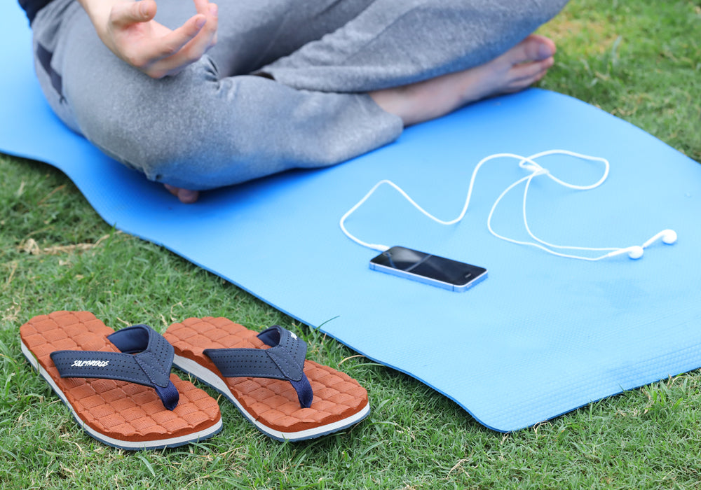 India's First Yoga Mat Sole Flip Flops