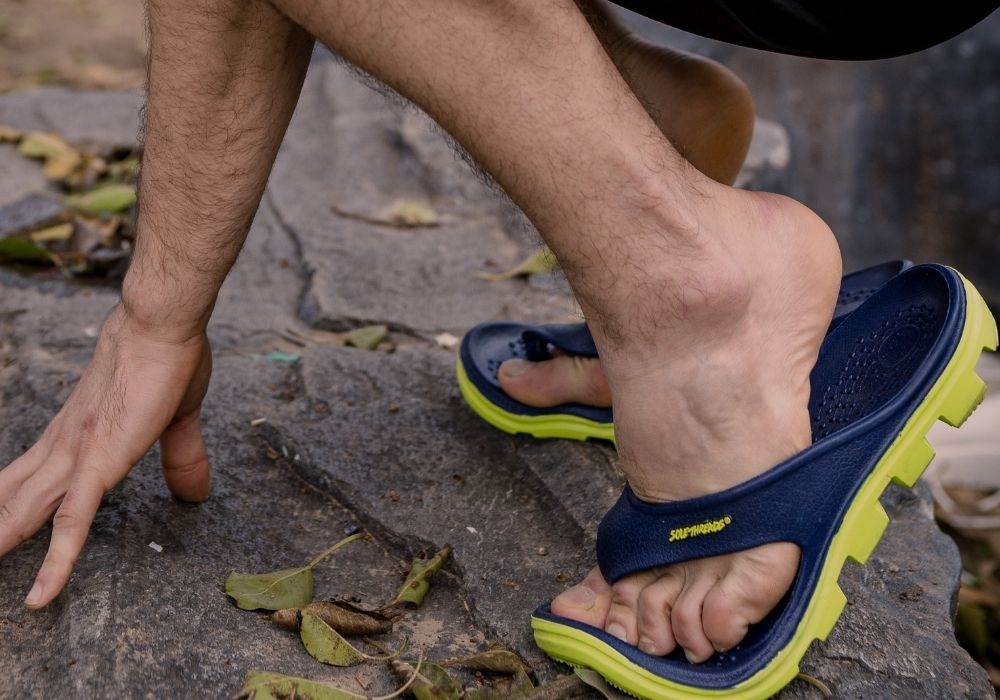 Slip on top shoes sandals