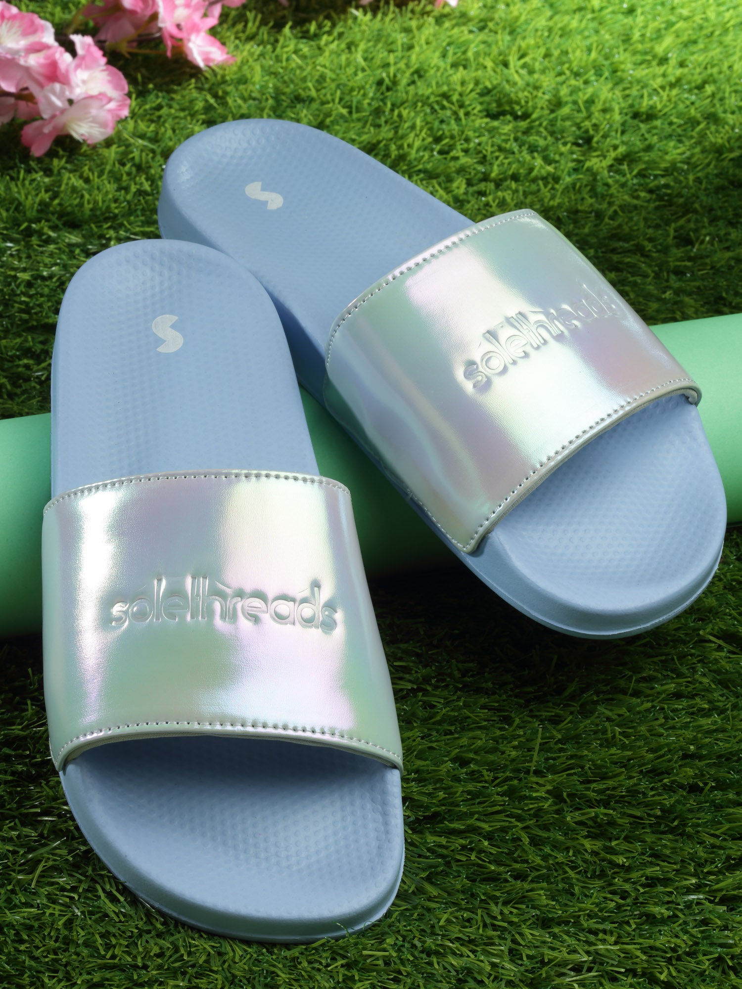 Half slippers men's slippers summer lazy no heel Doudou shoes pointed  sequins fashion outdoor sandals men's shoes